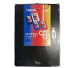 Portablocco con molla in metallo - copertina in PPL - A4 - nero - Iternet