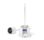 Portascopino - plastica - diametro 14 cm - altezza 40 cm - bianco - Blu Dimora