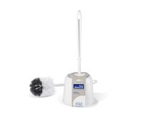 Portascopino - plastica - diametro 14 cm - altezza 40 cm - bianco - Blu Dimora