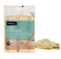 Retine di ricambio per scopa Pulipolvere - 45x22 cm - giallo - Perfetto - conf. 20 pezzi