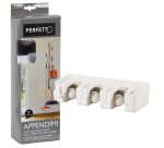 Appendi scope/attrezzi - 9,2x2,7x6,6 cm - 3 posti - Perfetto