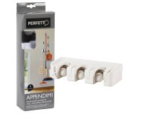 Appendi scope/attrezzi - 9,2x2,7x6,6 cm - 3 posti - Perfetto