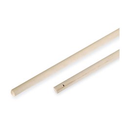 Manico in legno con foro - lunghezza 140 cm - art.0037A - PerfettoFactory