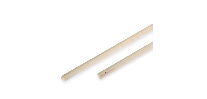 Manico in legno con foro - lunghezza 140 cm - PerfettoFactory