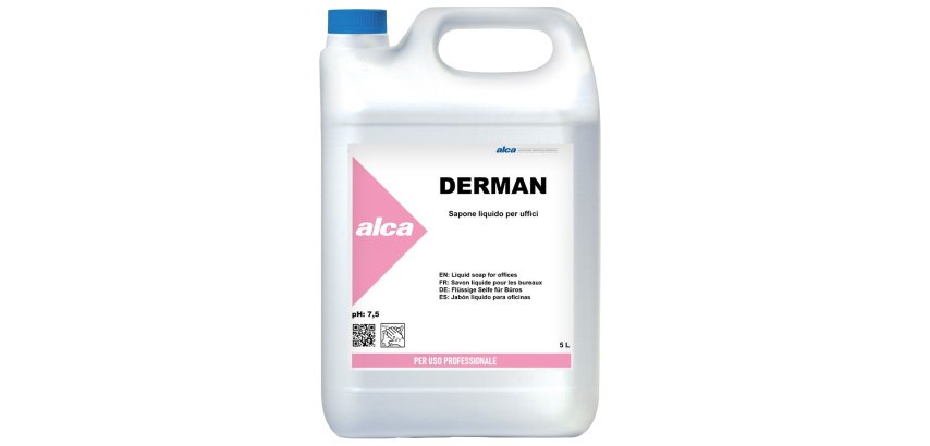 Sapone liquido Derman - fiorito - Alca - tanica da 5 L