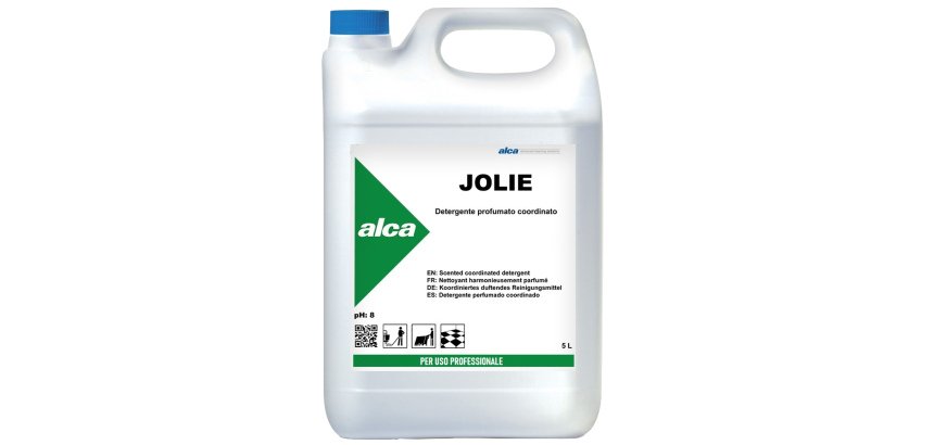 Detergente per pavimenti Jolie - floreale/speziato - Alca - tanica da 5 L