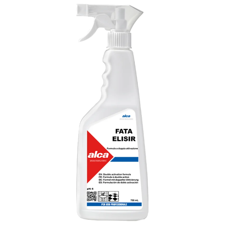 Detergente per bagno Fata Elisir - profumo persistente - Alca - trigger da  750 ml su