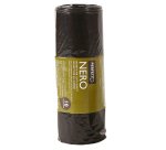 Sacchi per rifiuti Classic - 70 x 110 cm - 116 L - 20 micron - nero - Perfetto - rotolo da 10 sacchetti