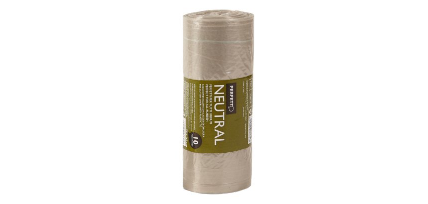 Sacchi per rifiuti Classic - 70 x 110 cm - 116 L - 20 micron - trasparente - Perfetto - rotolo da 10 sacchetti
