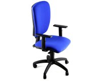 Seduta operativa Cluster CSA - con braccioli regolabili - blu - Unisit