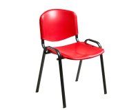 Seduta attesa Dado D5SP - senza braccioli - PPL - rosso - Unisit