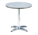 Tavolo bar - tondo - diametro 70 cm - altezza 70 cm - alluminio/acciaio - Serena Group