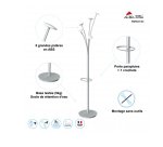 Appendiabiti - con portaombrelli - 5 posti - 187 cm - bianco - Alba