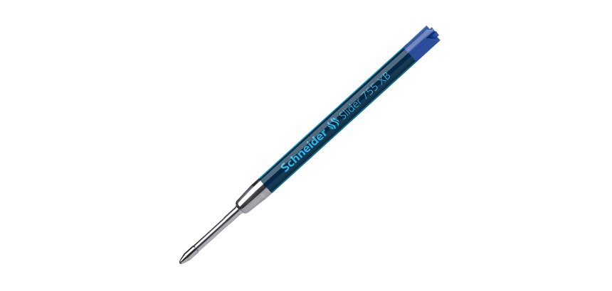 Refill Slider 755 ISO G2  - punta XB Viscoglide - blu - Schneider