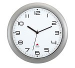 Orologio da parete Hornew - diametro 30 cm - grigio metal - Alba