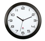 Orologio da parete Hornew - diametro 30 cm - nero - Alba