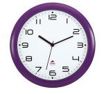 Orologio da parete Hornew - diametro 30 cm - viola - Alba