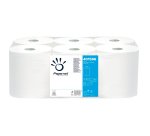 Asciugamani in rotolo Centrefeed - Maxi - 197 mm x 137 mt - diametro 19,3 cm - 2 veli - 18 gr - goffratura micro - bianco - Papernet