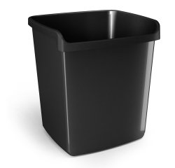 Cestino gettacarte Mydesk - altezza 32,3 cm - 15 L - nero - Arda