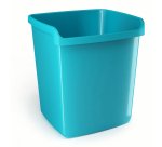 Cestino gettacarte Mydesk - altezza 32,3 cm - 15 L - turchese - Arda