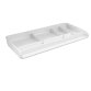 Vaschetta portacancelleria Mydesk - 26,1x12,5x2,8 cm - bianco - Arda