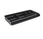 Vaschetta portacancelleria Mydesk - 26,1 x 12,5 x 2,8 cm - nero - Arda