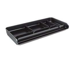 Vaschetta portacancelleria Mydesk - 26,1x12,5x2,8 cm - nero - Arda