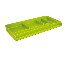 Vaschetta portacancelleria Mydesk - 26,1x12,5x2,8 cm - verde - Arda