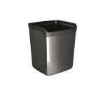 Bicchiere portapenne Mydesk - 8,7 x 7,4 x 10 cm - nero - Arda
