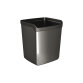 Bicchiere portapenne Mydesk - 8,7x7,4x10 cm - nero - Arda