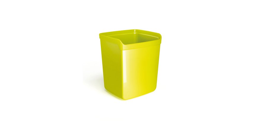 Bicchiere portapenne Mydesk - 8,7 x 7,4 x 10 cm - verde - Arda