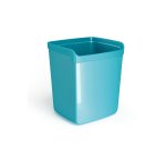 Bicchiere portapenne Mydesk - 8,7 x 7,4 x 10 cm - turchese - Arda