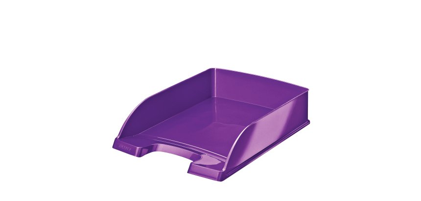 Vaschetta portacorrispondenza WOW - 25,5 x 35,7 x 7 cm - viola - Leitz