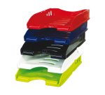 Vaschetta portacorrispondenza Sunrise - 33,5 x 25,4 x 7 cm - nero - Arda