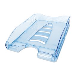 Vaschetta portacorrispondenza Sunrise - 33,5 x 25,4 x 7 cm - azzurro trasparente - Arda