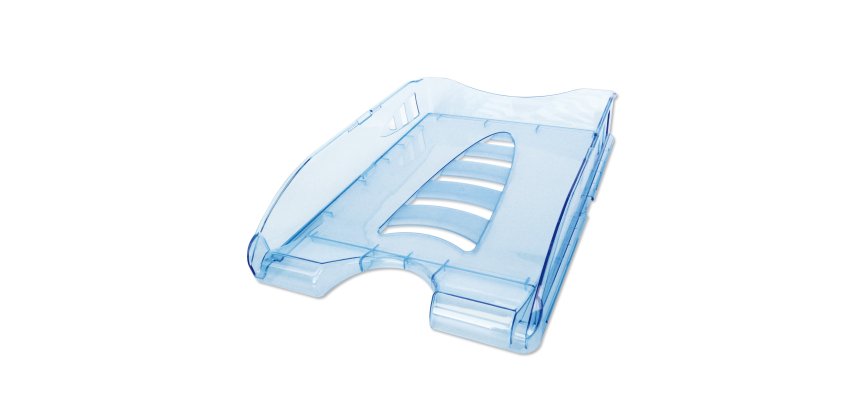Vaschetta portacorrispondenza Sunrise - 33,5 x 25,4 x 7 cm - azzurro trasparente - Arda