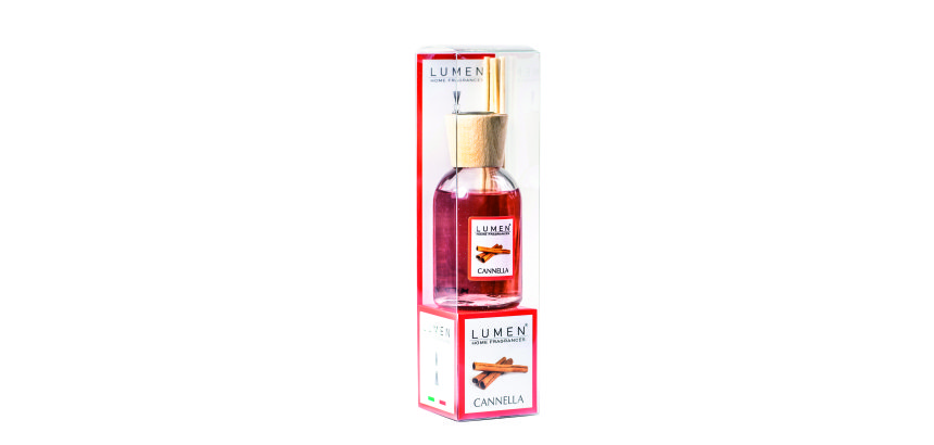 Diffusore con bastoncini - cannella - 100 ml - Lumen