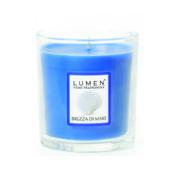 Candela in bicchiere - brezza di mare - Lumen
