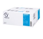 Asciugamani piegati a V Special - 2 veli - goffratura a onda - 20 gr - 24 x 21 cm - bianco - Papernet - conf. 250 pezzi