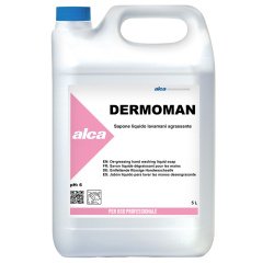 Sapone liquido Dermoman - fiorito - sporco medio - Alca - tanica da 5 L