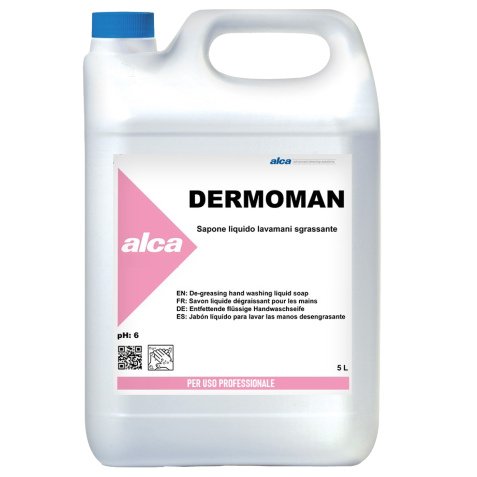 Sapone liquido Dermoman - fiorito - sporco medio - Alca - tanica da 5 L