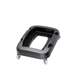 Carrello a 4 ruote per contenitore Office - 32,5×47×15 cm - nero - Medial