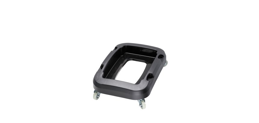 Carrello a 4 ruote per contenitore Office - 32,5×47×15 cm - nero - Medial