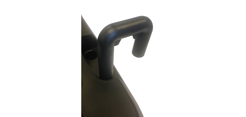 Coppia di ganci per carrello contenitore Office - nero - Medial