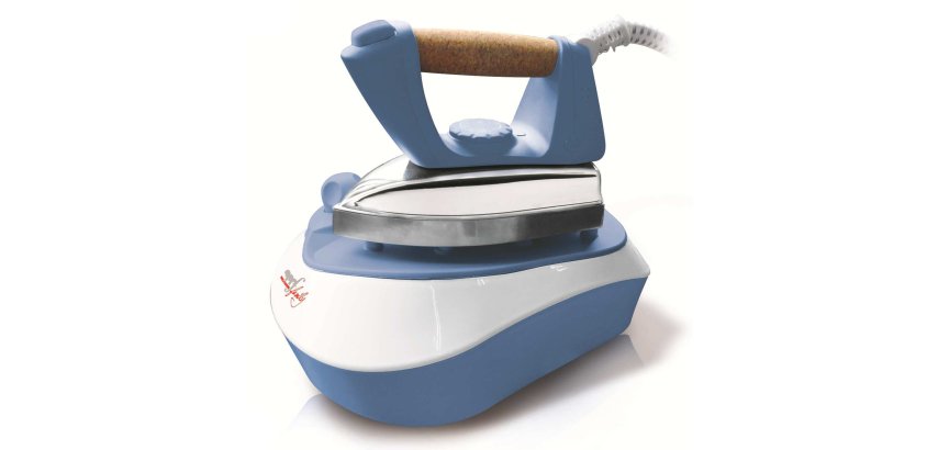 Ferro da stiro Pratica - a caldaia - 23x15x32 cm - 2000 W - 220/240 V -  bianco/azzurro - Melchioni family