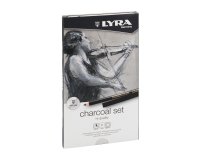 Carboncini in matita e stick di qualità Rembrandt Charcoal Set - Lyra - astuccio metallo