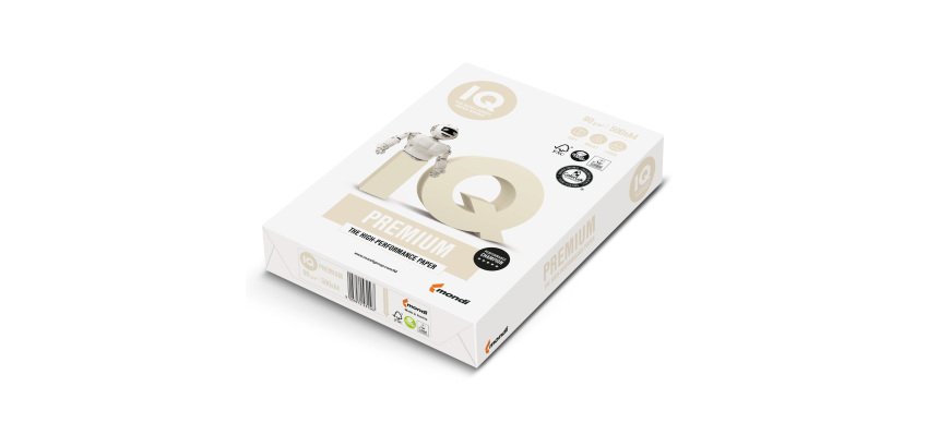 Carta IQ Premium - A4 - 90 gr - bianco - Mondi - conf. 500 fogli