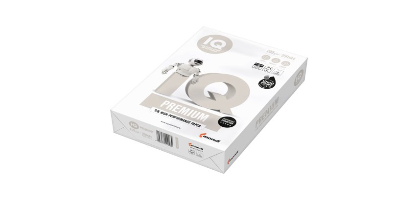 Carta IQ Premium - A4 - 200 gr - bianco - Mondi - conf. 250 fogli