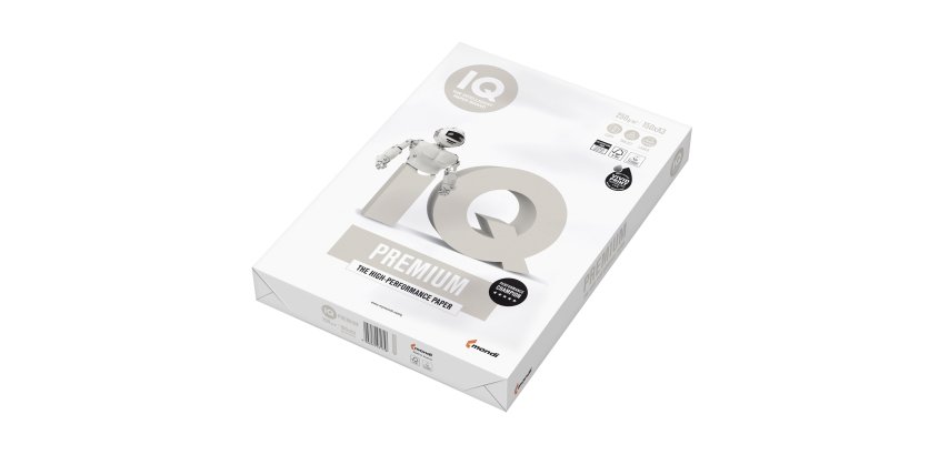 Carta IQ Premium - A3 - 250 gr - bianco - Mondi - conf. 150 fogli
