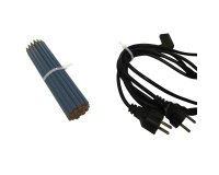 Fascette - 20 x 0,25 cm - nylon - bianco - Viva - conf. 100 pezzi